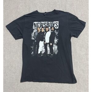 Newsboys Shirt Mens XL Black We Believe Gods Not Dead Tour 2015 Concert Tee Band